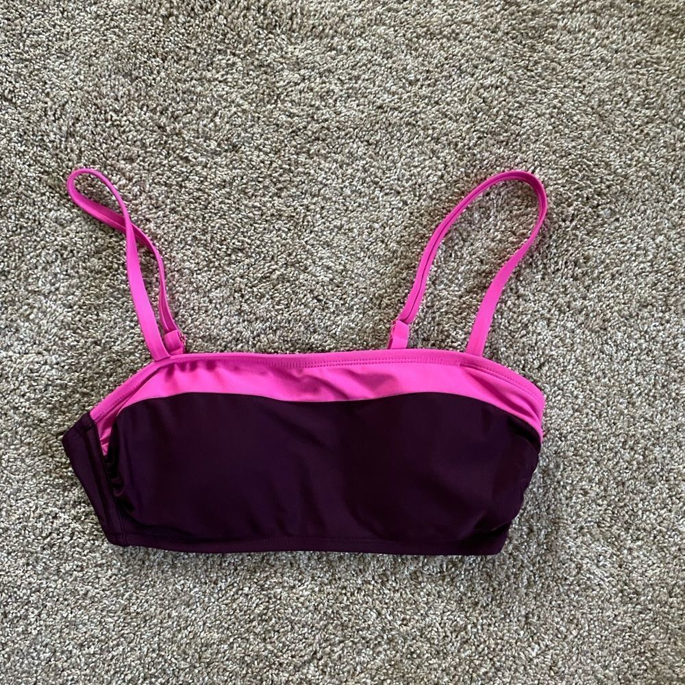 Kona Sol Color Block Swim Top - Picture 4 of 8